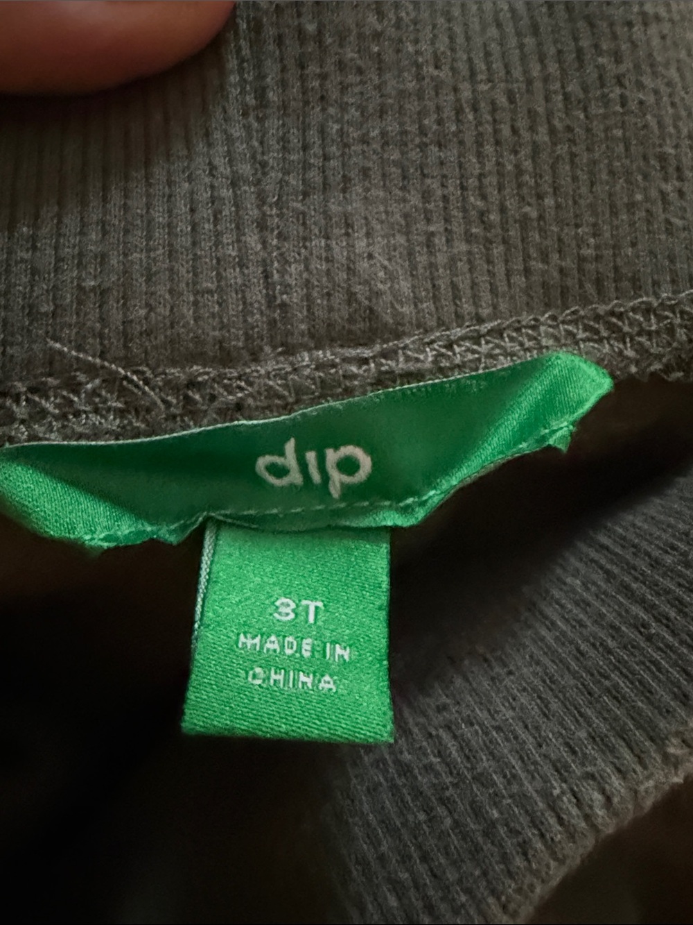 dip Kids Camo Sweatpants - Olive Green 2t - Picture 2 of 3